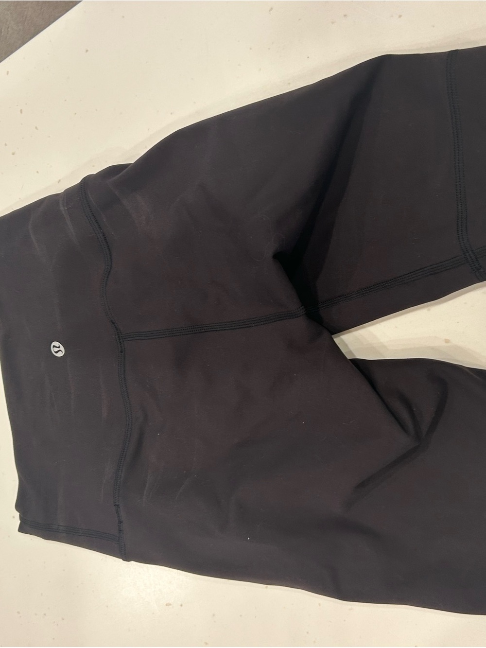 Lululemon Black High-Rise 8inch biker shorts